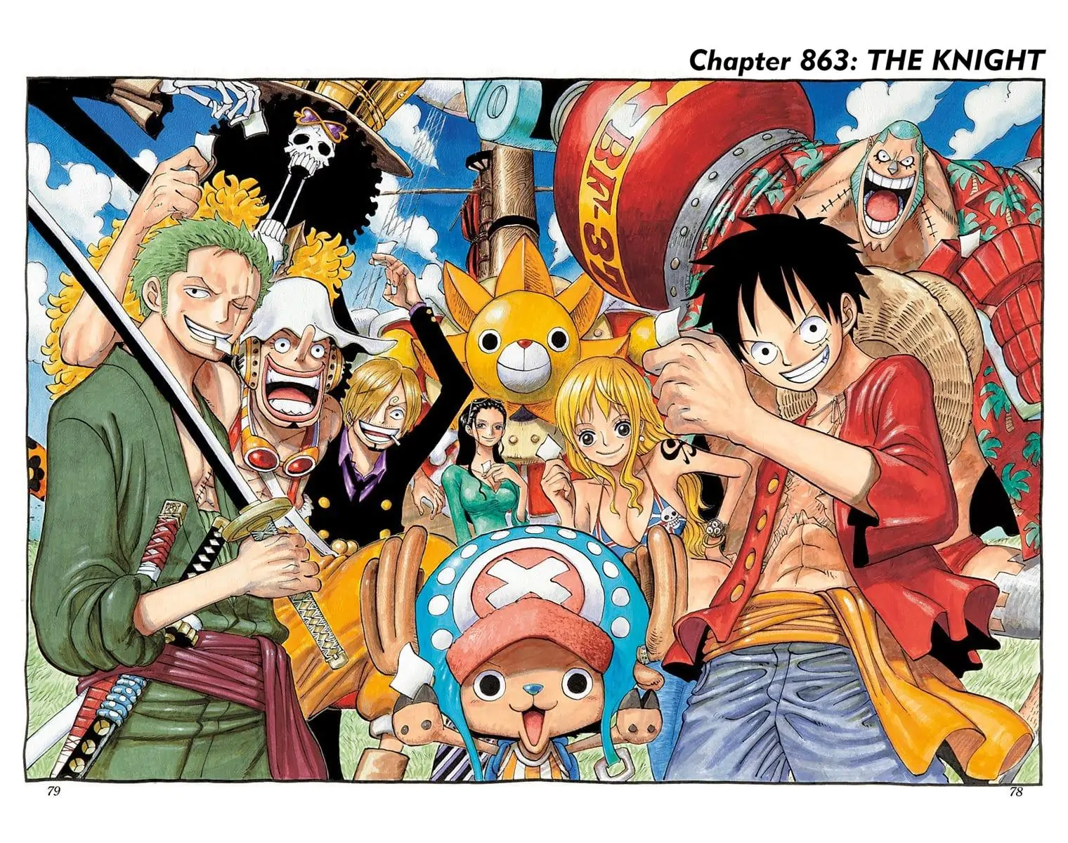 One Piece Digital Colored Chapter 863 image 01